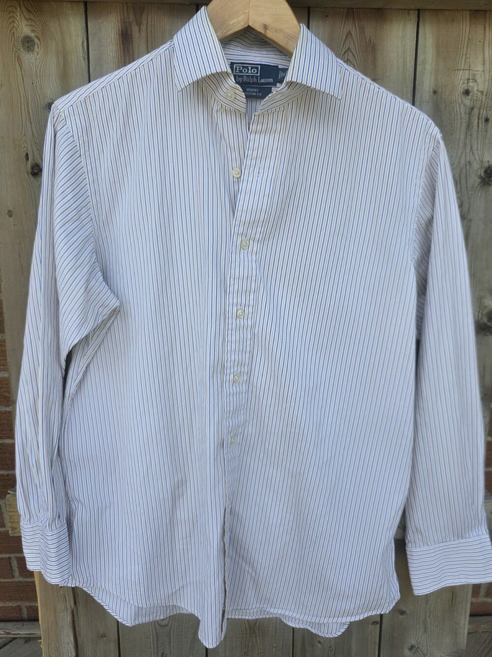 Polo By Ralph Lauren Regent Button Down Shirt Size 16 (Larege) Stripes